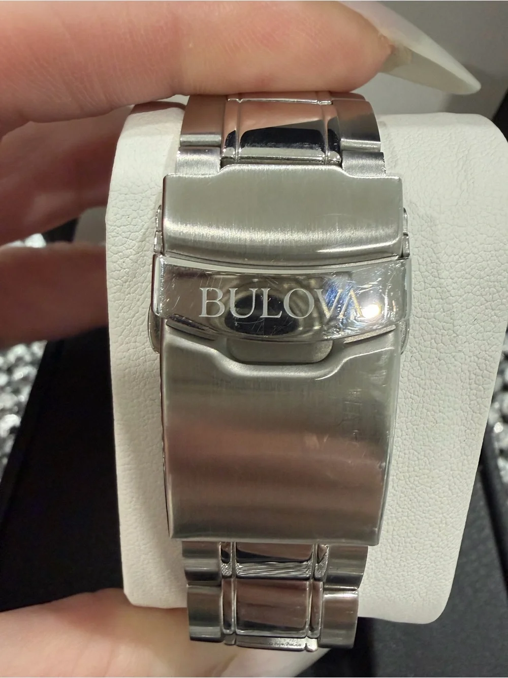 Bulova blue subdials case